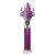 5 Star Tube Trophy | Purple and Silver | 365mm - TR26552G