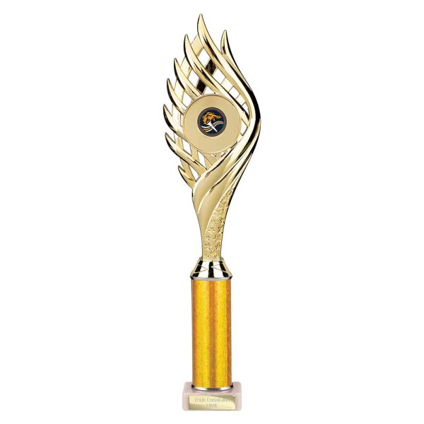 Wildfire Tube Trophy | Gold | 390mm