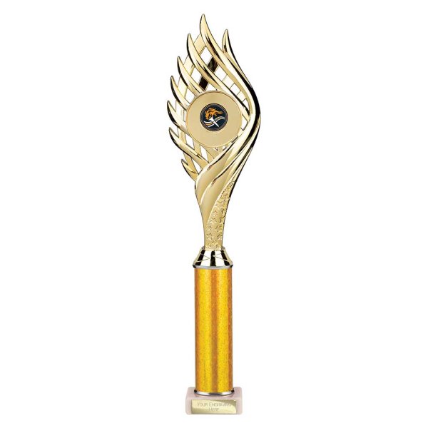 Wildfire Tube Trophy | Gold | 415mm