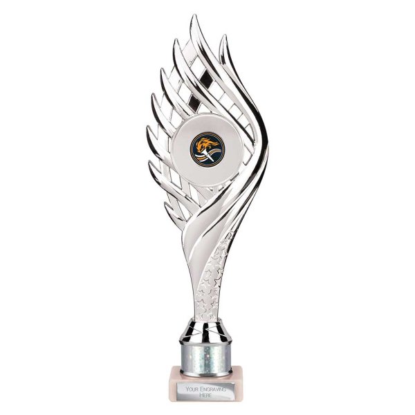 Wildfire Tube Trophy | Silver | 290mm