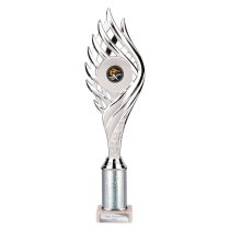 Wildfire Tube Trophy | Silver | 340mm