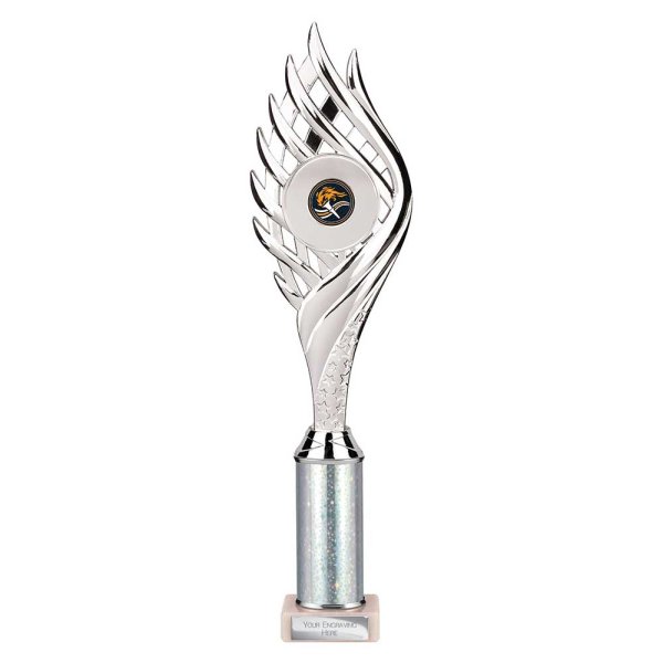 Wildfire Tube Trophy | Silver | 365mm
