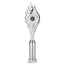 Wildfire Tube Trophy | Silver | 390mm