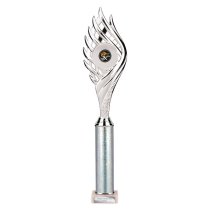 Wildfire Tube Trophy | Silver | 440mm