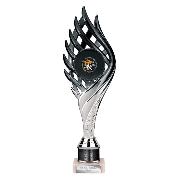 Wildfire Tube Trophy | Black & Silver | 290mm