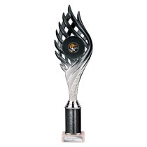 Wildfire Tube Trophy | Black & Silver | 340mm