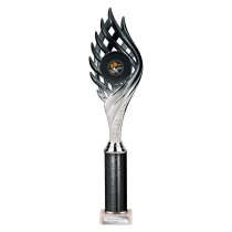 Wildfire Tube Trophy | Black & Silver | 390mm