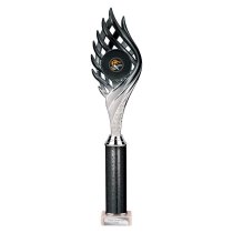 Wildfire Tube Trophy | Black & Silver | 415mm