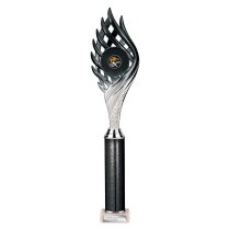 Wildfire Tube Trophy | Black & Silver | 440mm