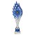 Wildfire Tube Trophy | Blue & Silver | 290mm - TR26563A