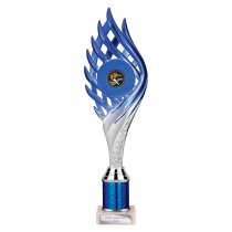 Wildfire Tube Trophy | Blue & Silver | 315mm