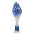 Wildfire Tube Trophy | Blue & Silver | 315mm - TR26563B