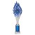 Wildfire Tube Trophy | Blue & Silver | 340mm - TR26563C
