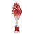 Wildfire Tube Trophy | Red and Silver | 315mm - TR26564B