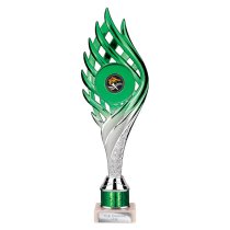 Wildfire Tube Trophy | Green and Silver | 290mm