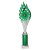 Wildfire Tube Trophy | Green and Silver | 365mm - TR26565D