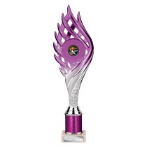 Wildfire Tube Trophy | Purple and Silver | 315mm