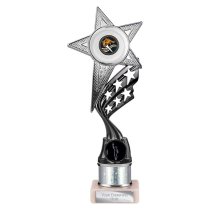 Innov8 -Tube Trophy | Silver & Black | 250mm