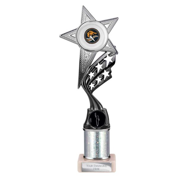 Innov8 -Tube Trophy | Silver & Black | 275mm