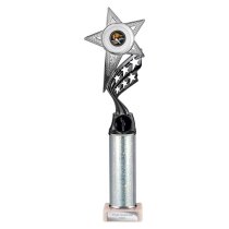 Innov8 -Tube Trophy | Silver & Black | 350mm