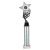 Innov8 -Tube Trophy | Silver & Black | 400mm - TR26592G
