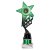 Innov8 -Tube Trophy | Green & Black | 250mm - TR26595A