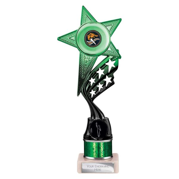 Innov8 -Tube Trophy | Green & Black | 250mm