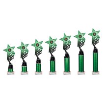 Innov8 -Tube Trophy | Green & Black | 300mm