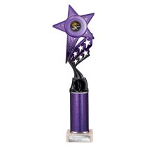 Innov8 -Tube Trophy | Purple & Black | 325mm