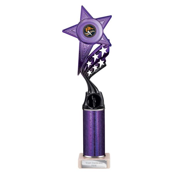 Innov8 -Tube Trophy | Purple & Black | 325mm
