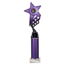 Innov8 -Tube Trophy | Purple & Black | 350mm