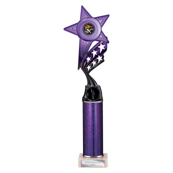 Innov8 -Tube Trophy | Purple & Black | 350mm