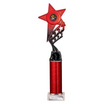 Innov8 -Tube Trophy | Red & Black | 350mm