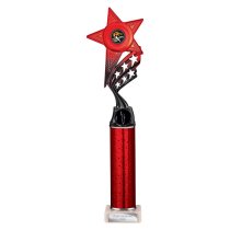 Innov8 -Tube Trophy | Red & Black | 375mm