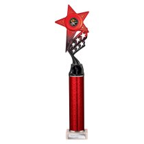 Innov8 -Tube Trophy | Red & Black | 400mm