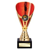 Rising Stars Premium Trophy | Gold & Red | 185mm