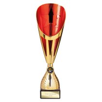 Rising Stars Deluxe Lazer Cup | Gold & Red | 335mm