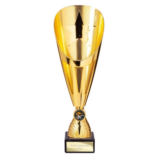 Rising Stars Deluxe Lazer Cup | Gold | 315mm