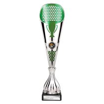 Eclectic Trophy | Silver & Green | 345mm