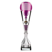 Eclectic Trophy | Silver & Purple | 360mm