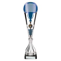 Eclectic Trophy | Silver & Blue | 360mm