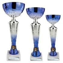Hyper Trophy Cup | Blue & Silver | 295mm