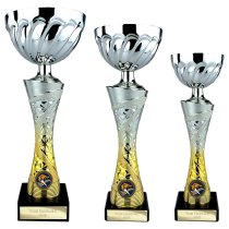 Vigour Trophy Cup | Silver & Gold | 245mm