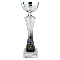 Vigour Trophy Cup | Silver & Black | 240mm