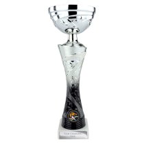 Vigour Trophy Cup | Silver & Black | 285mm