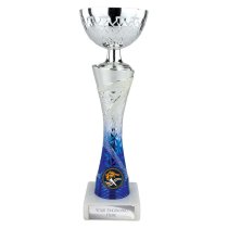 Vigour Trophy Cup | Silver & Blue | 240mm