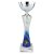 Vigour Trophy Cup | Silver & Blue | 240mm - TR26209A