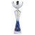Vigour Trophy Cup | Silver & Blue | 285mm - TR26209B