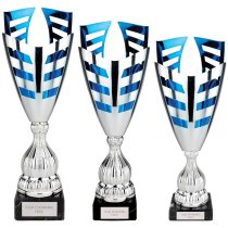 Paramount Laser Cup | Silver & Blue | 400mm