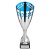 Maximus Laser Trophy | Silver & Blue | 375mm - TR26653B